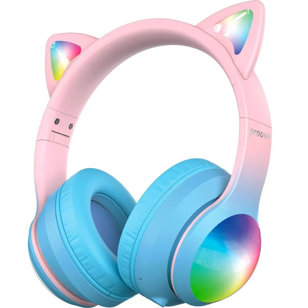 Bluetooth-гарнітура Proove Kids LumiCat (APP) Blue/Pink (HPLC0001AP26) - зображення 1
