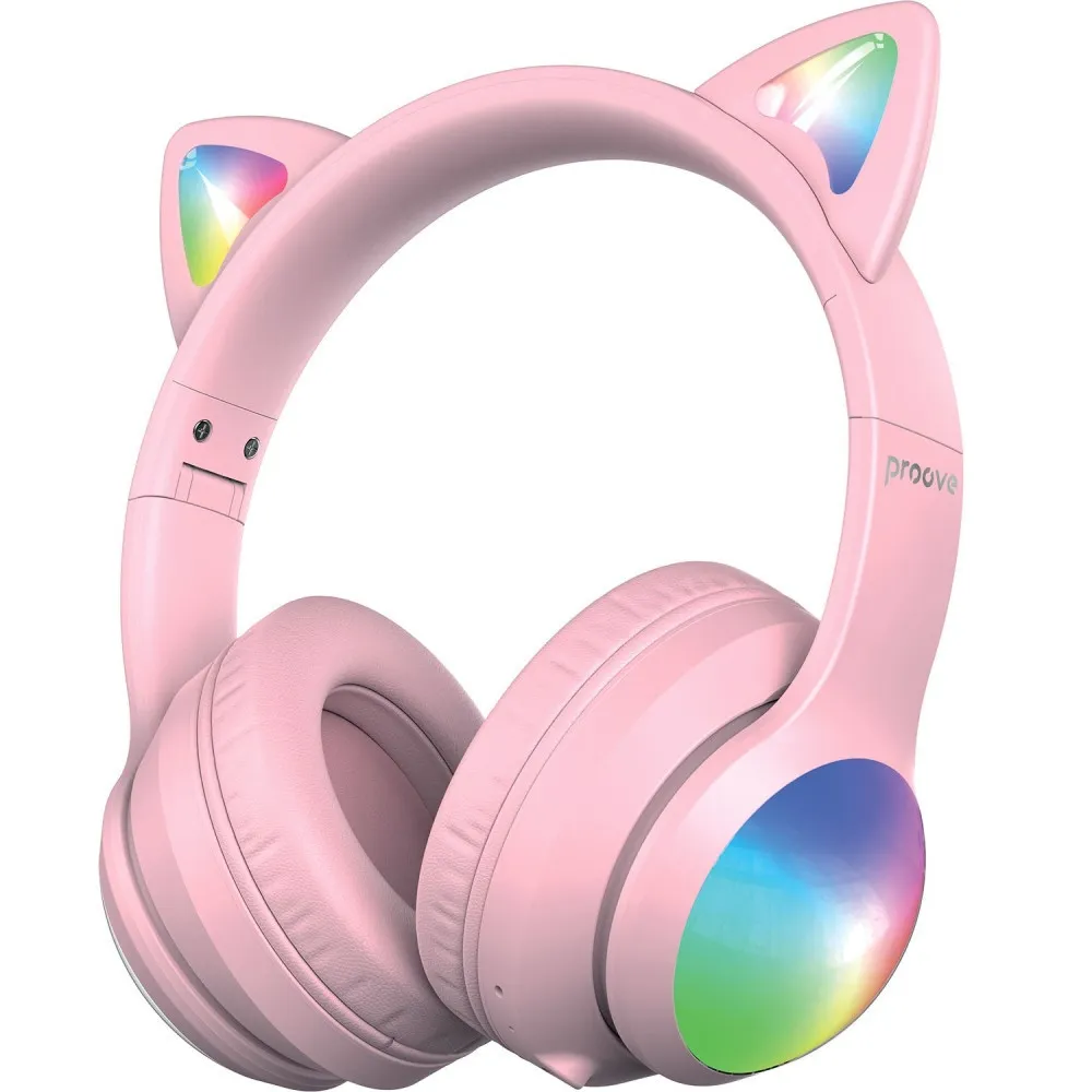 Bluetooth-гарнітура Proove Kids LumiCat (APP) Pink (HPLC0001AP27) - зображення 1