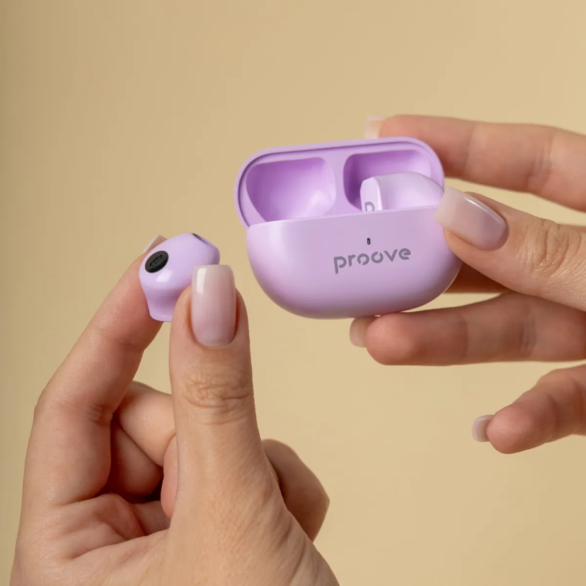 Bluetooth-гарнітура Proove Mainstream Mini TWS Purple (TWMM00010009) - мініатюра 4