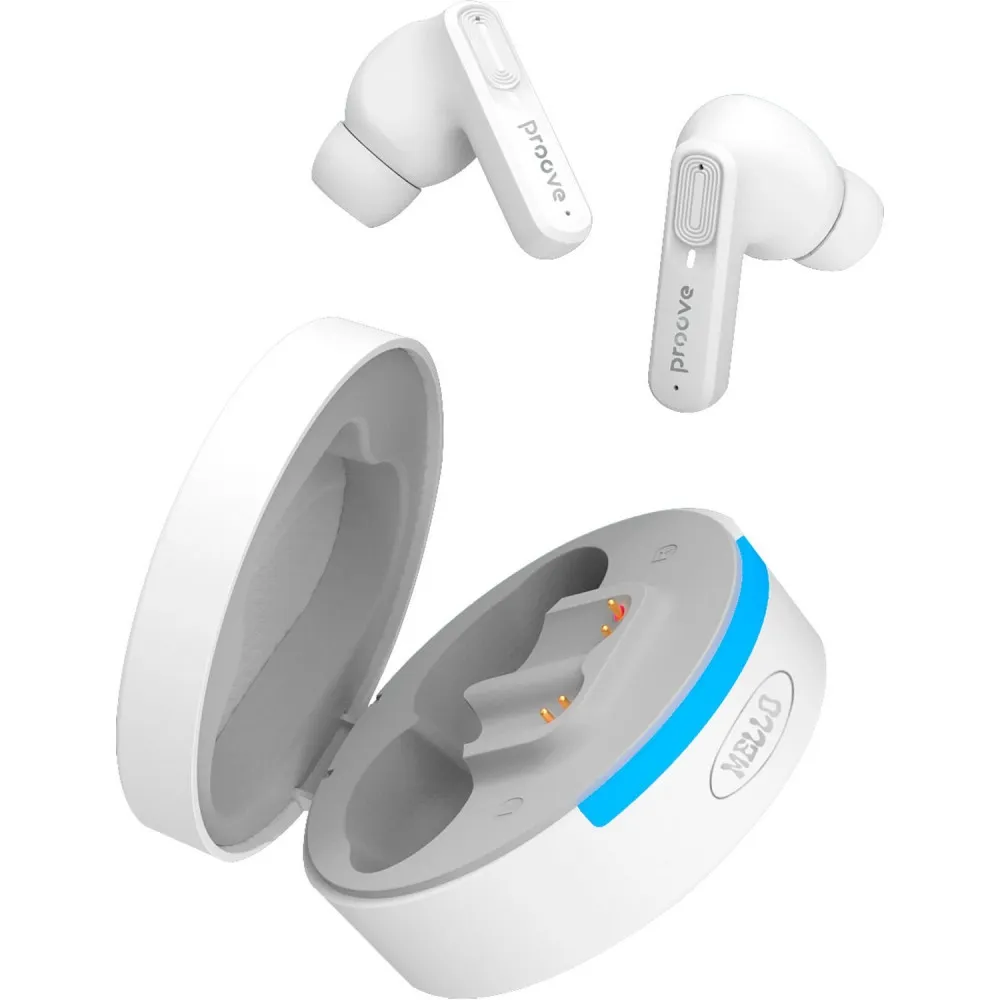 Bluetooth-гарнітура Proove Mello TWS with ANC (APP) White (TWML0001AP02) - зображення 1