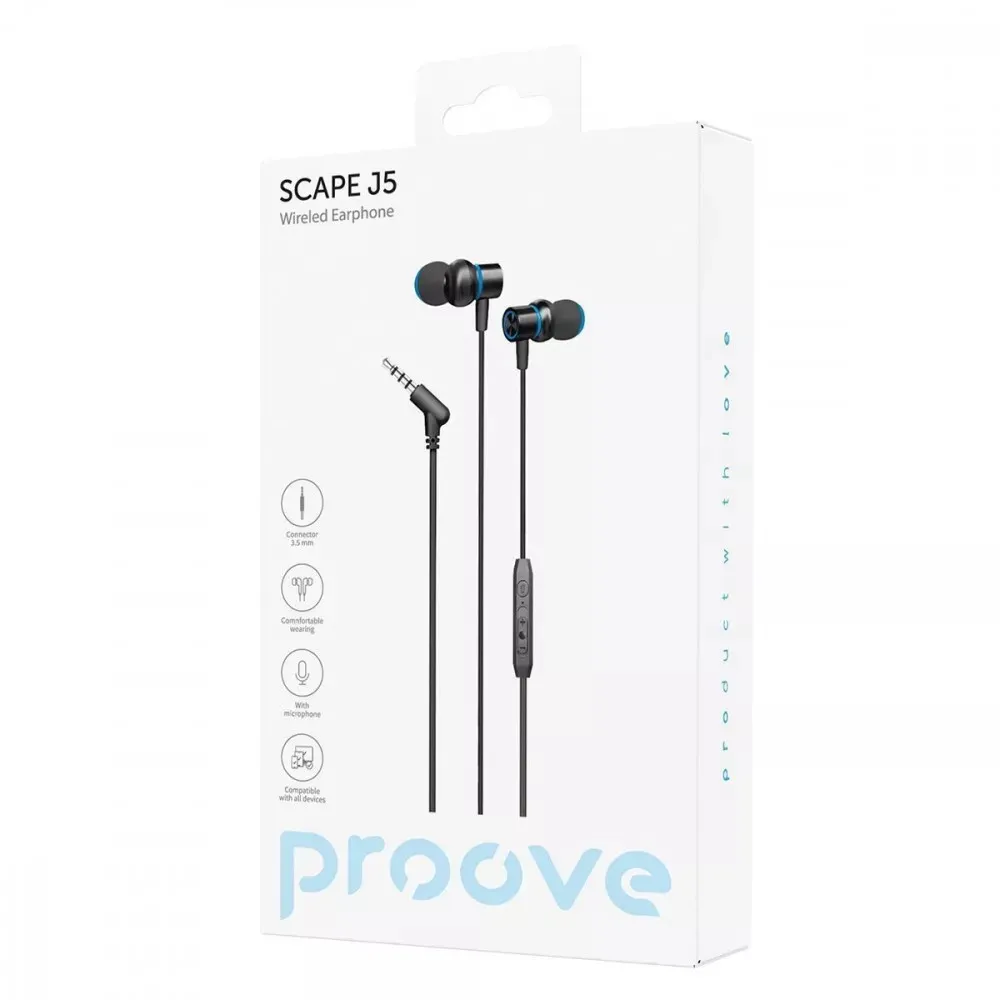 Гарнітура Proove Scape J5 Black (WESJ50000801) - мініатюра 3