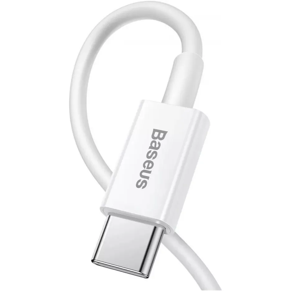 Кабель Baseus Superior Series Fast Charging USB Type-C - Lightning (M/M), 20W, 1.5 м, White (CATLYS-B02) - мініатюра 3