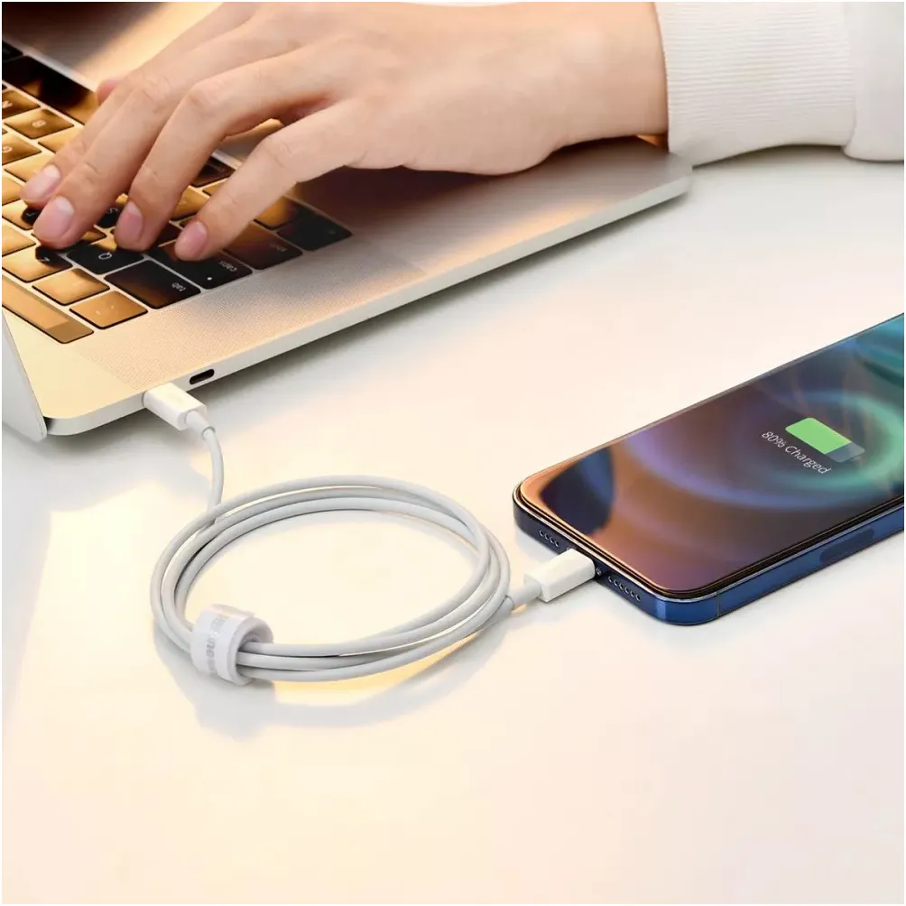 Кабель Baseus Superior Series Fast Charging USB Type-C - Lightning (M/M), 20W, 1.5 м, White (CATLYS-B02) - мініатюра 7