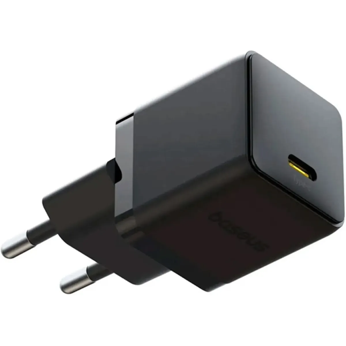 Мережевий зарядний пристрій Baseus Palm Fast Charger 1C (1USB-C) 20W Black (E0116401) + кабель Lightning 1 м - мініатюра 4
