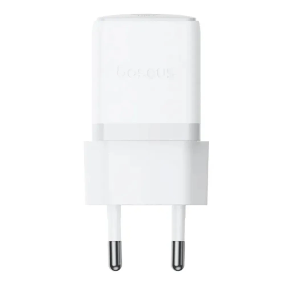 Мережевий зарядний пристрій Baseus Palm Fast Charger 1C (1USB-C) 20W White (E0116400) + кабель Lightning 1 м - мініатюра 5