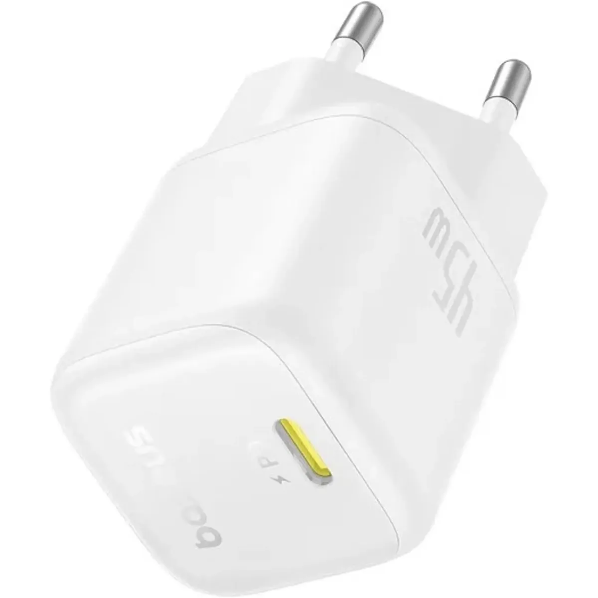 Мережевий зарядний пристрій Baseus PicoGo GaN Fast Charger 1C (1USB-C) 45W White (P10176800213-00) - мініатюра 2