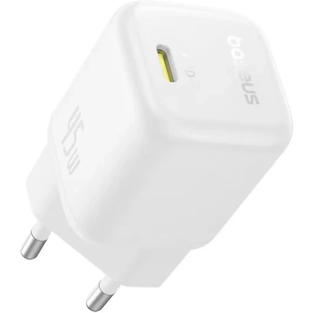 Мережевий зарядний пристрій Baseus PicoGo GaN Fast Charger 1C (1USB-C) 45W White (P10176800213-00) - мініатюра 4