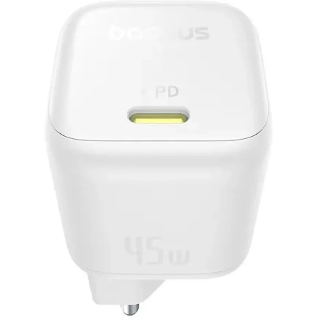Мережевий зарядний пристрій Baseus PicoGo GaN Fast Charger 1C (1USB-C) 45W White (P10176800213-00) - мініатюра 5