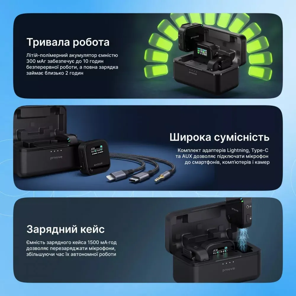 Мікрофон Proove Studio Black (PSWM15000201) - мініатюра 14