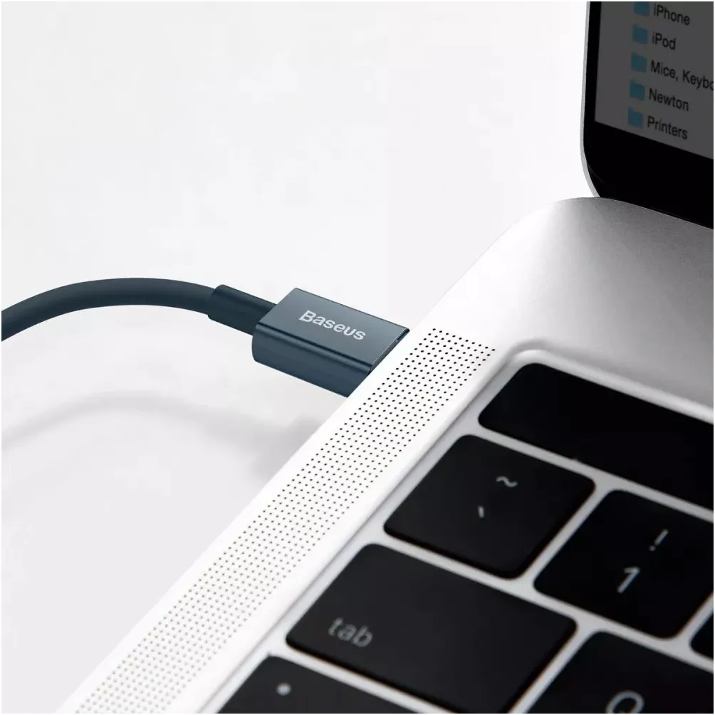 Кабель Baseus Superior Series Fast Charging USB Type-C - Lightning (M/M), 20W, 1 м, Blue (CATLYS-A03) - мініатюра 3