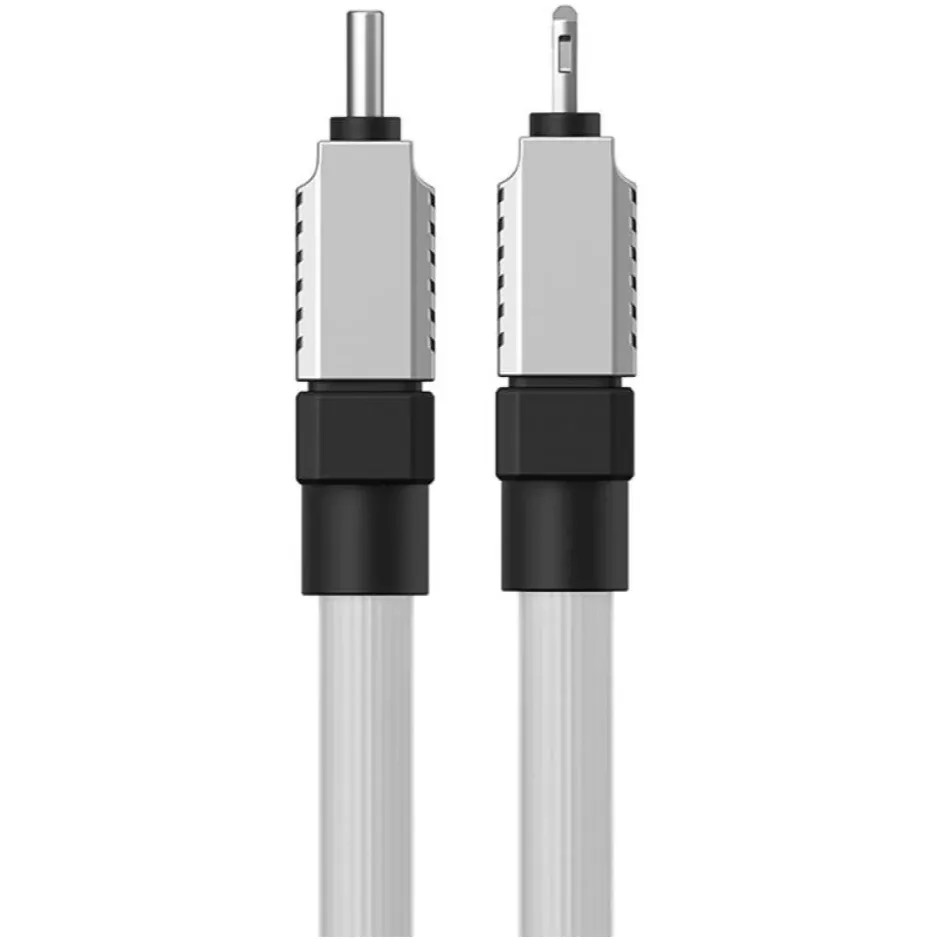 Кабель Baseus CoolPlay Series Fast Charging USB Type-C - Lightning (M/M), 20W, 1 м, White (CAKW000002) - мініатюра 4