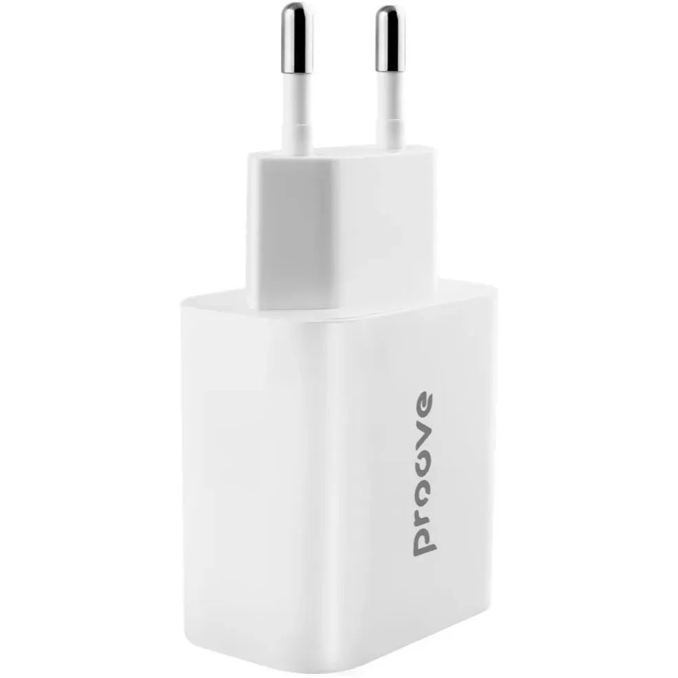 Мережевий зарядний пристрій Proove Rapid (1USB, 1USB-C) 20W White (WCRP20110002) - мініатюра 2