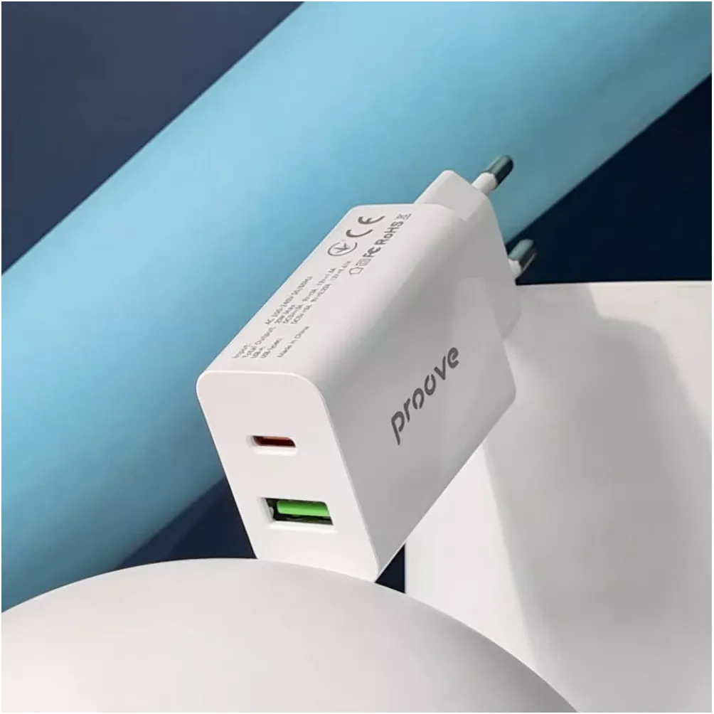 Мережевий зарядний пристрій Proove Rapid (1USB, 1USB-C) 20W White (WCRP20110002) - мініатюра 4