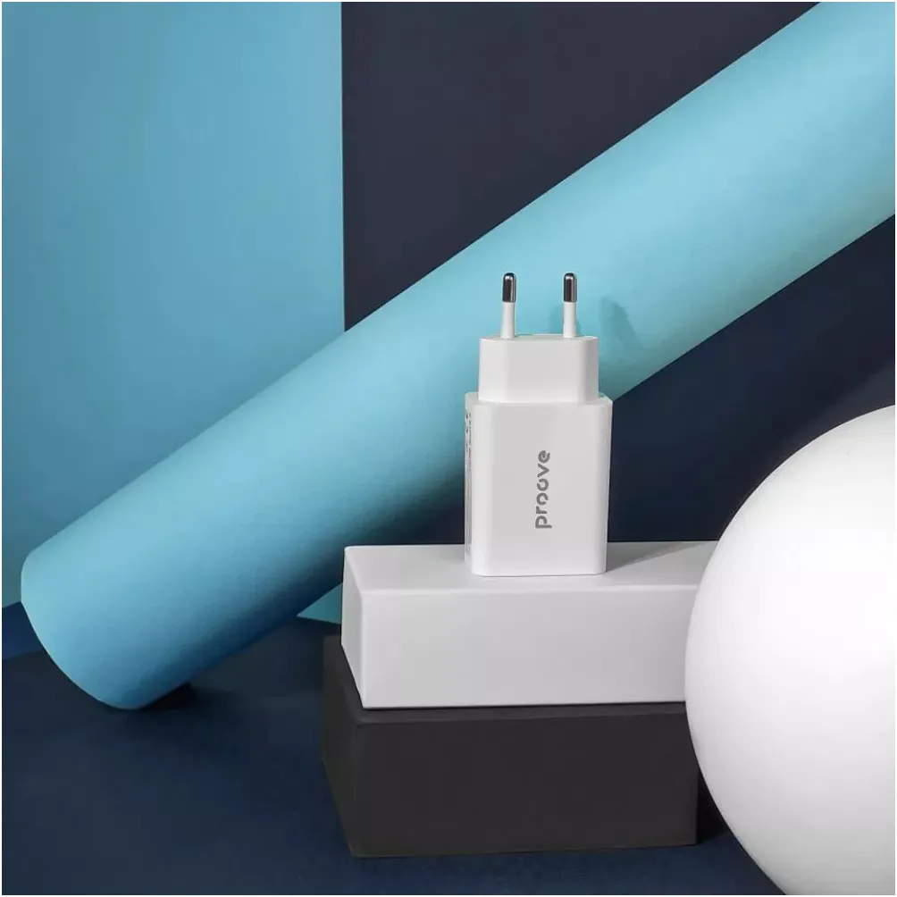 Мережевий зарядний пристрій Proove Rapid (1USB, 1USB-C) 20W White (WCRP20110002) - мініатюра 5