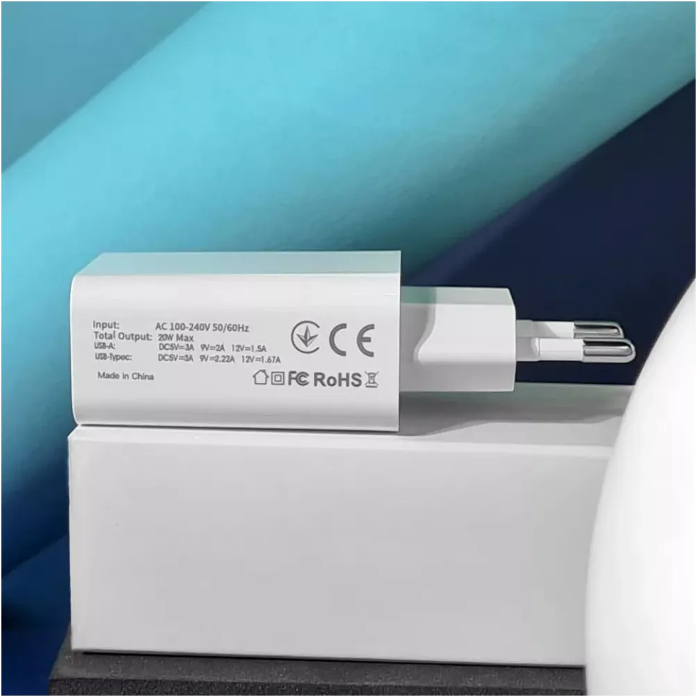 Мережевий зарядний пристрій Proove Rapid (1USB, 1USB-C) 20W White (WCRP20110002) - мініатюра 7