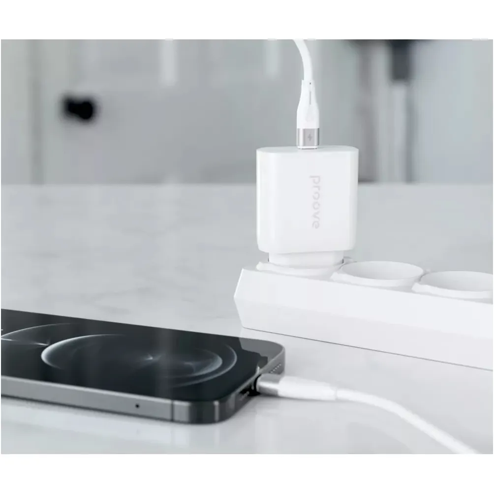 Мережевий зарядний пристрій Proove Rapid (1USB-C) 20W White (WCRP20000102) - мініатюра 2