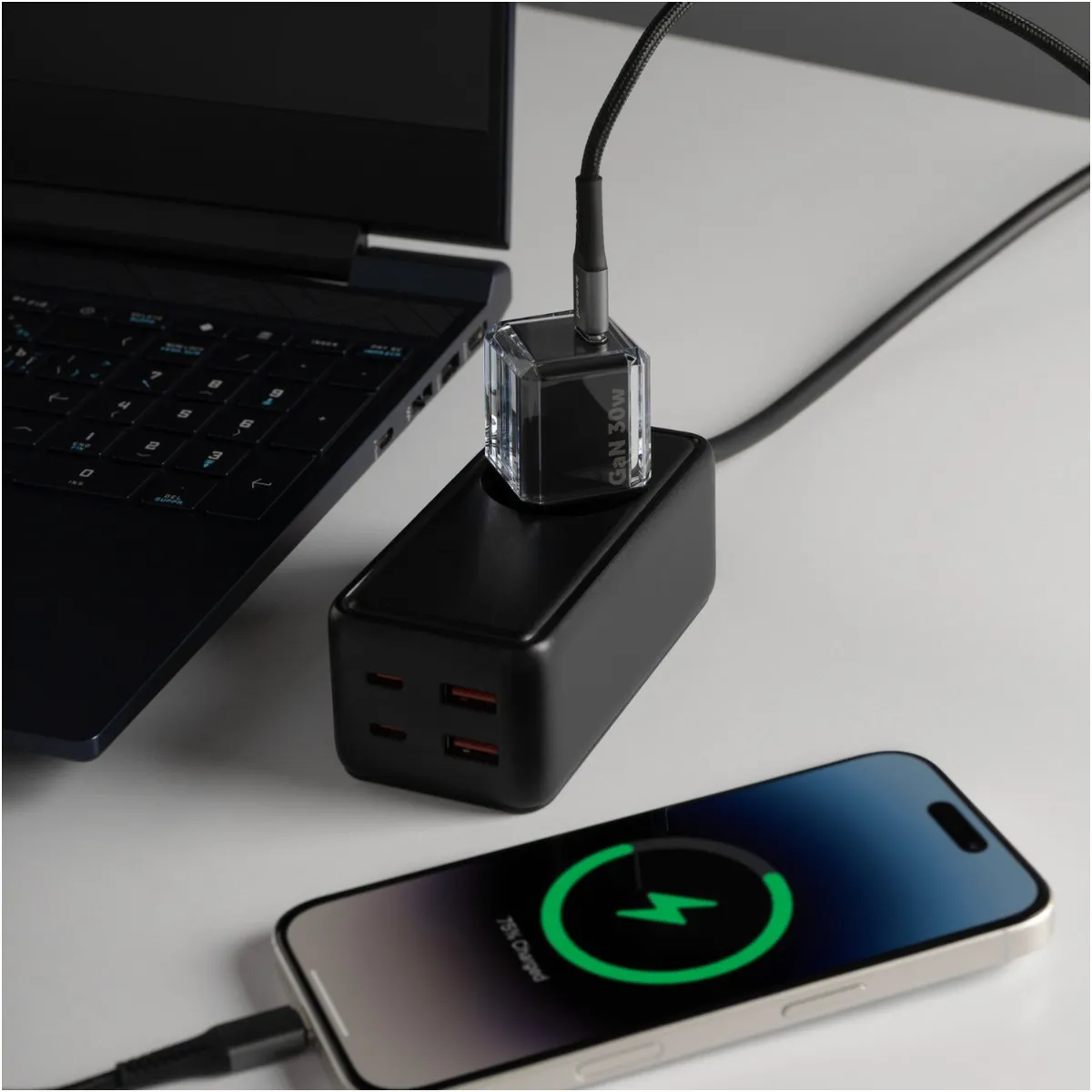 Мережевий зарядний пристрій Proove Pure GaN (1USB-C) 30W Black (WCPU30012201) - мініатюра 6