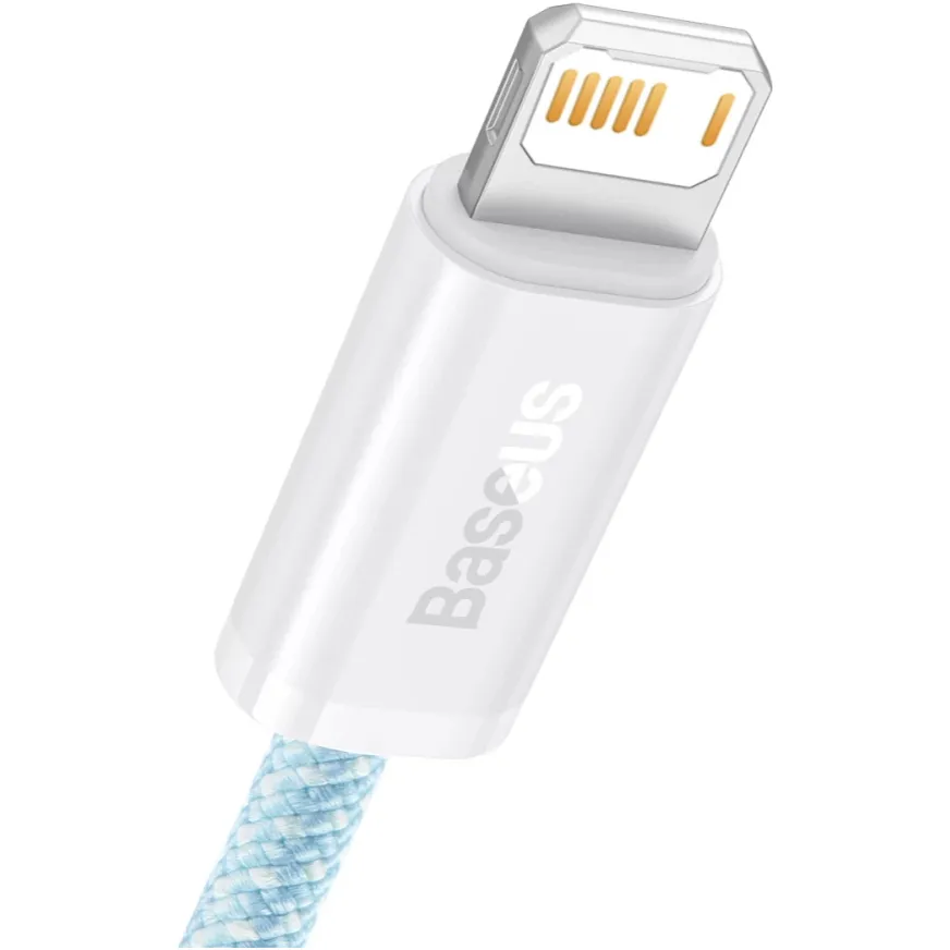 Кабель Baseus Dynamic Series Fast Charging USB Type-A - Lightning (M/M), 2.4A, 1 м, Blue (CALD000403) - мініатюра 3