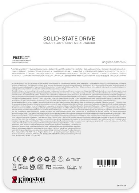 Накопичувач SSD 4TB Kingston KC3000 M.2 2280 PCIe 4.0 x4 NVMe 3D TLC (SKC3000D/4096G) - мініатюра 5