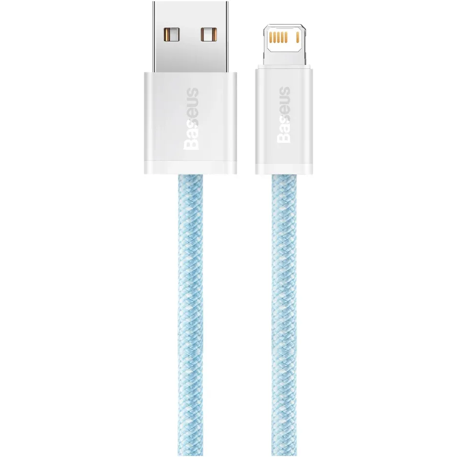 Кабель Baseus Dynamic Series Fast Charging USB Type-A - Lightning (M/M), 2.4A, 2 м, Blue (CALD000503) - мініатюра 2