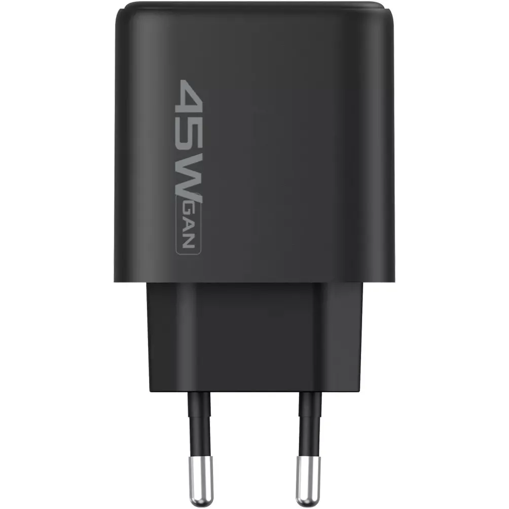 Мережевий зарядний пристрій Proove Silicone Power 2 (1USB-C, 1USB) 45W Black (WCSP24110001) - мініатюра 2