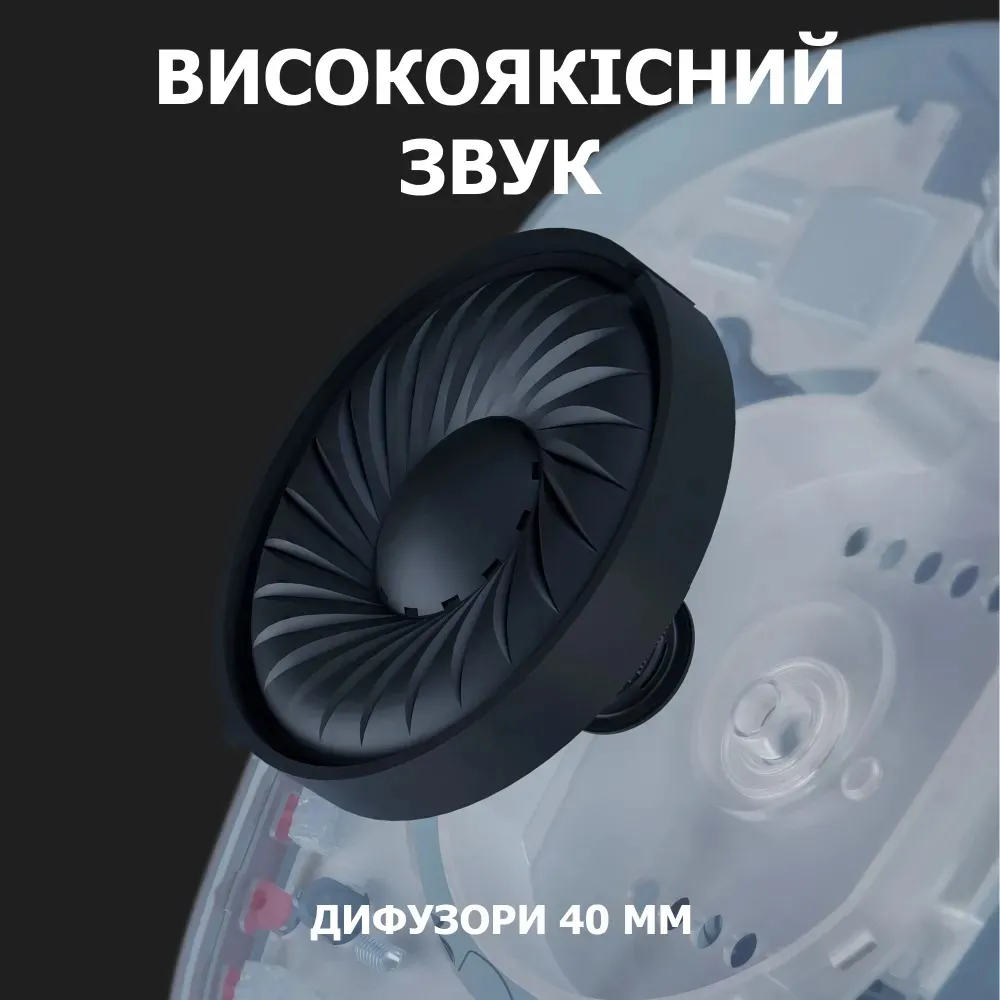 Bluetooth-гарнітура Logitech G435 Wireless Blue (981-001062) - мініатюра 11