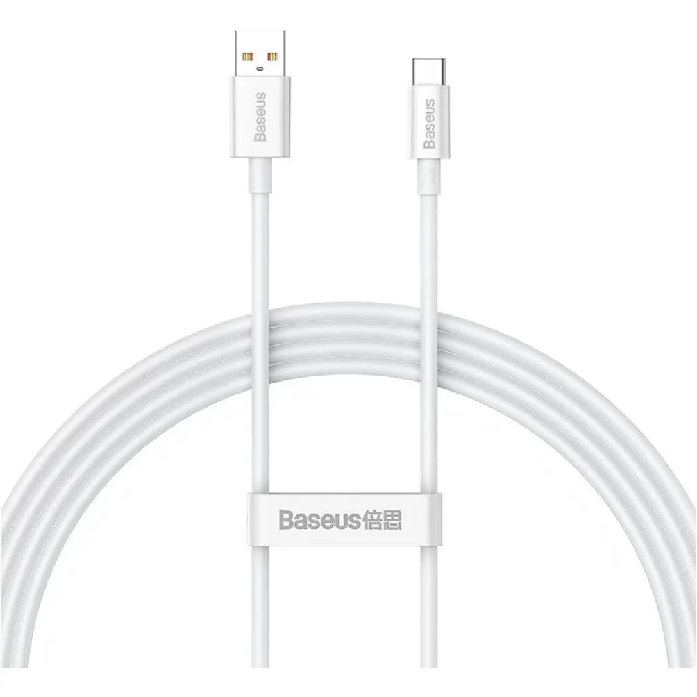 Кабель Baseus Superior Series Fast Charging Data USB Type-A - USB Type-C (M/M), 100W, 1 м, White (P10320102214-01) - зображення 1