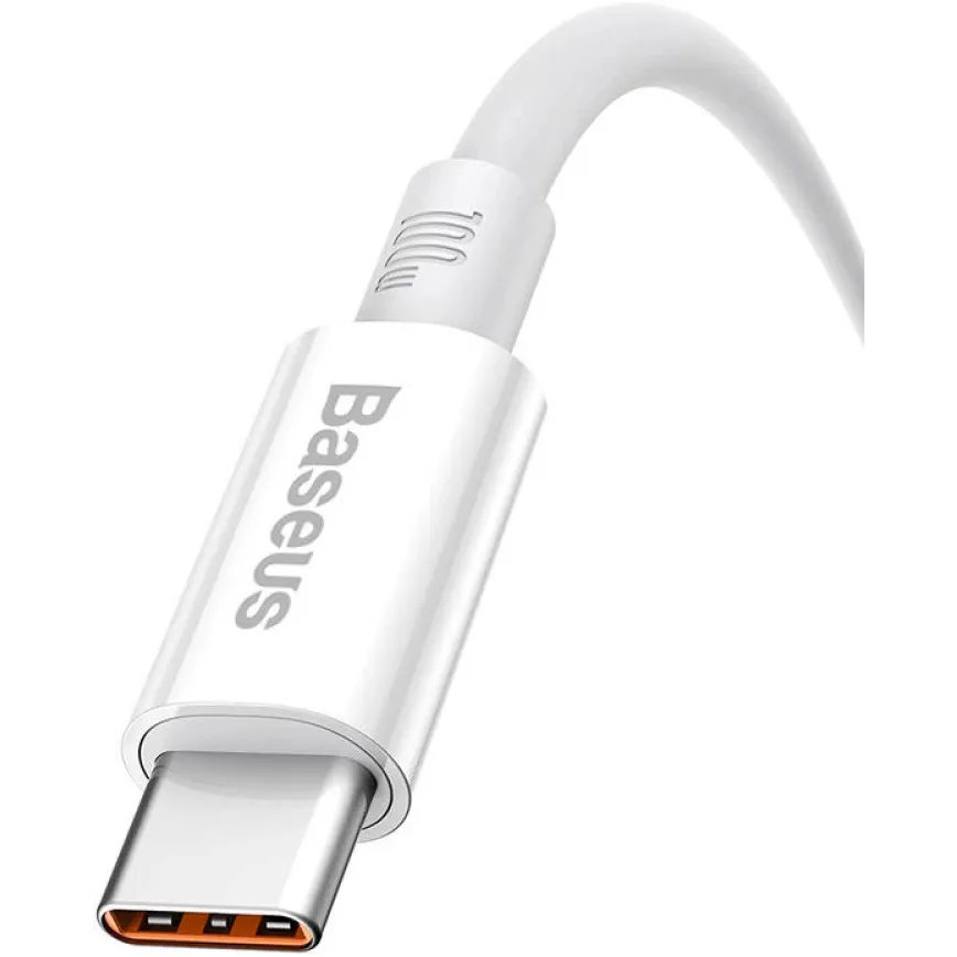 Кабель Baseus Superior Series Fast Charging Data USB Type-A - USB Type-C (M/M), 100W, 1 м, White (P10320102214-01) - мініатюра 4