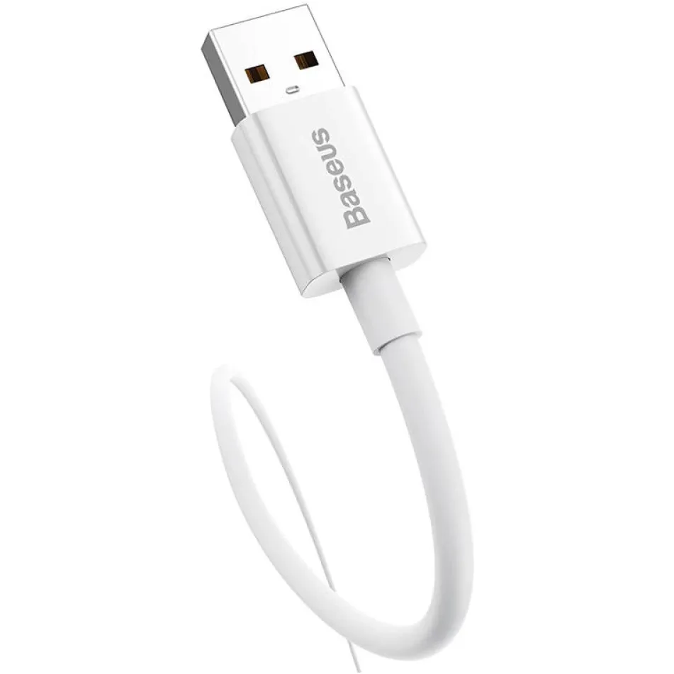 Кабель Baseus Superior Series Fast Charging Data USB Type-A - USB Type-C (M/M), 100W, 1 м, White (P10320102214-01) - мініатюра 5