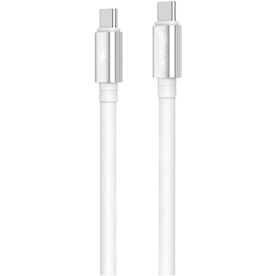 Кабель Proove Magneto USB Type-C to USB Type-C 60W 1 м, White (CCMA60002202) - зображення 1