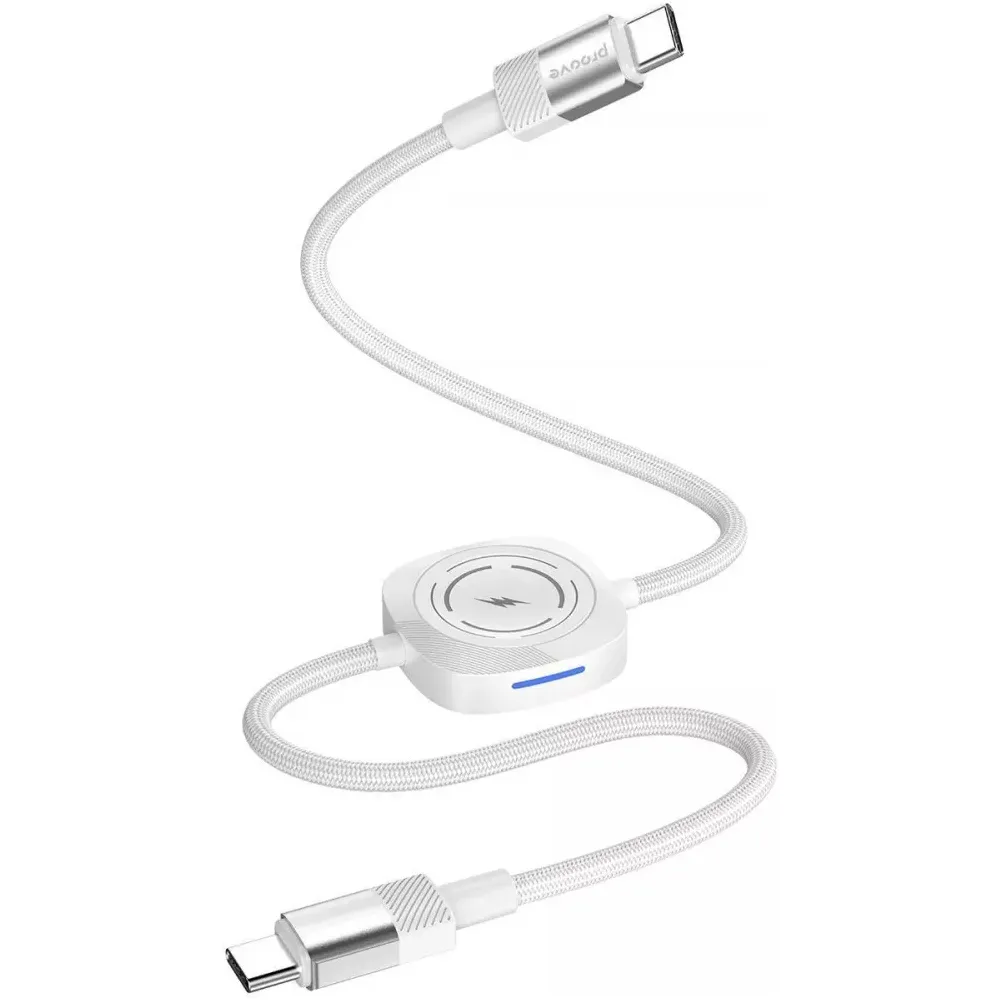 Кабель Proove Multi Charging USB Type-C to USB Type-C 60W 1 м, White (CCMT27002101) - зображення 1