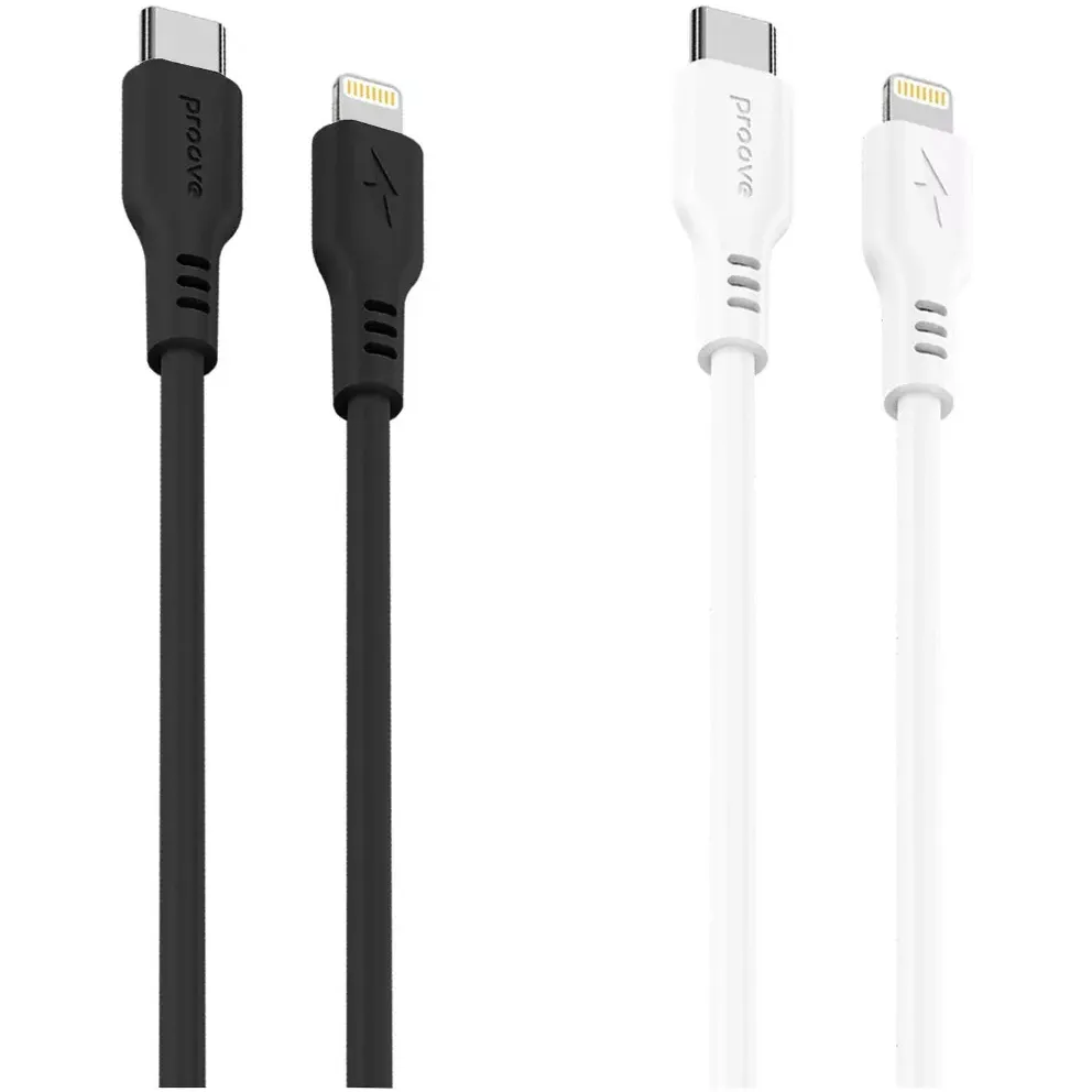 Кабель Proove Rebirth USB Type-C to Lightning 27W 1 м, White (CCRE27002102) - мініатюра 2