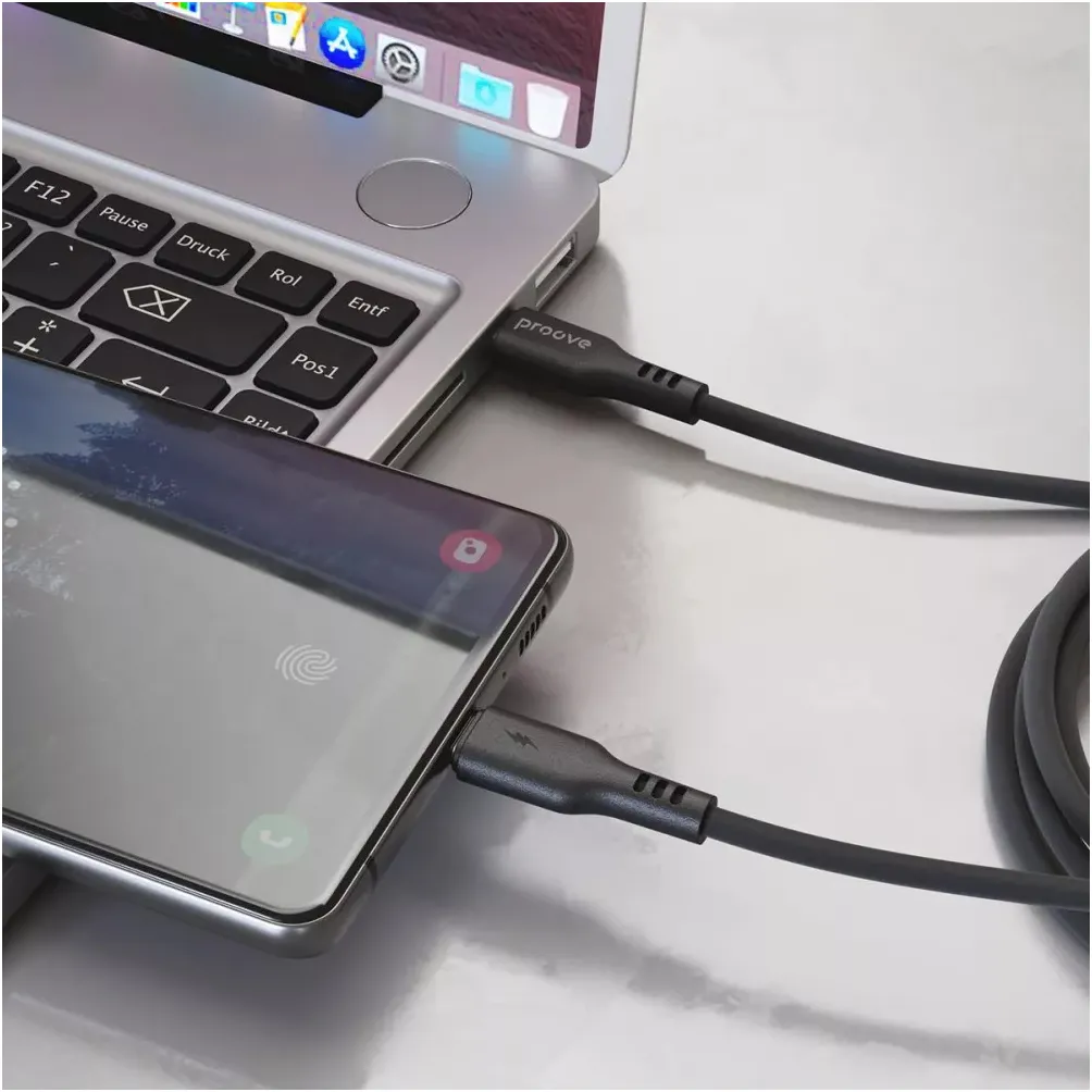 Кабель Proove Rebirth USB Type-C to USB Type-C 60W 1 м, Black (CCRE60002201) - мініатюра 2