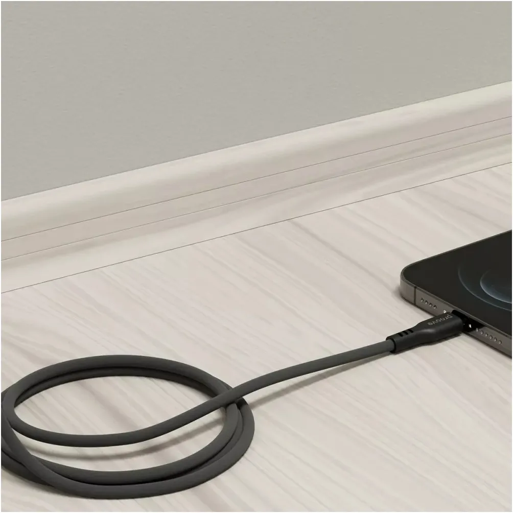 Кабель Proove Rebirth USB-A to Lightning 12W 1 м, Black (CCRE60001101) - мініатюра 2
