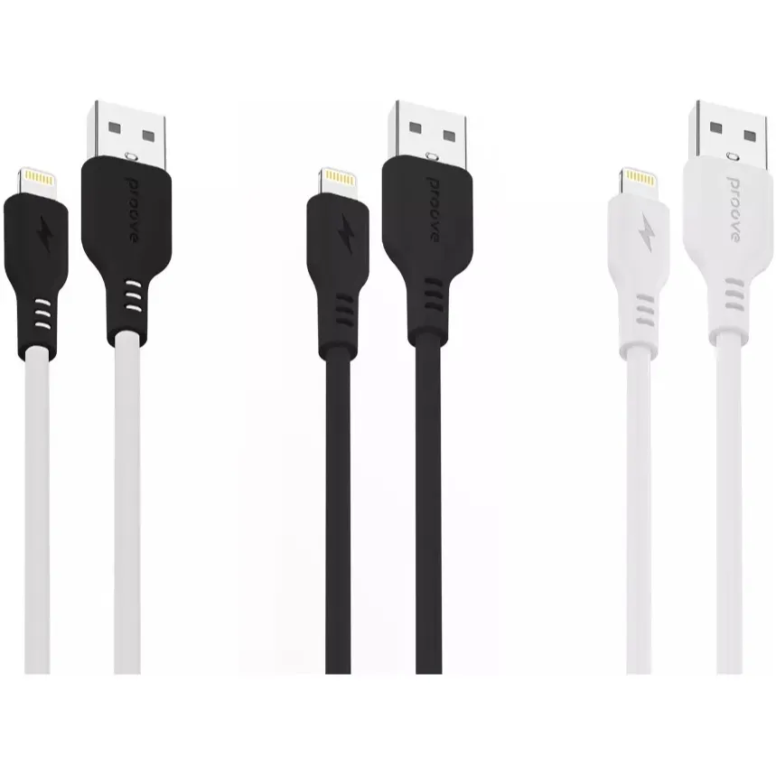Кабель Proove Rebirth USB-A to Lightning 12W 1 м, Black (CCRE60001101) - мініатюра 3