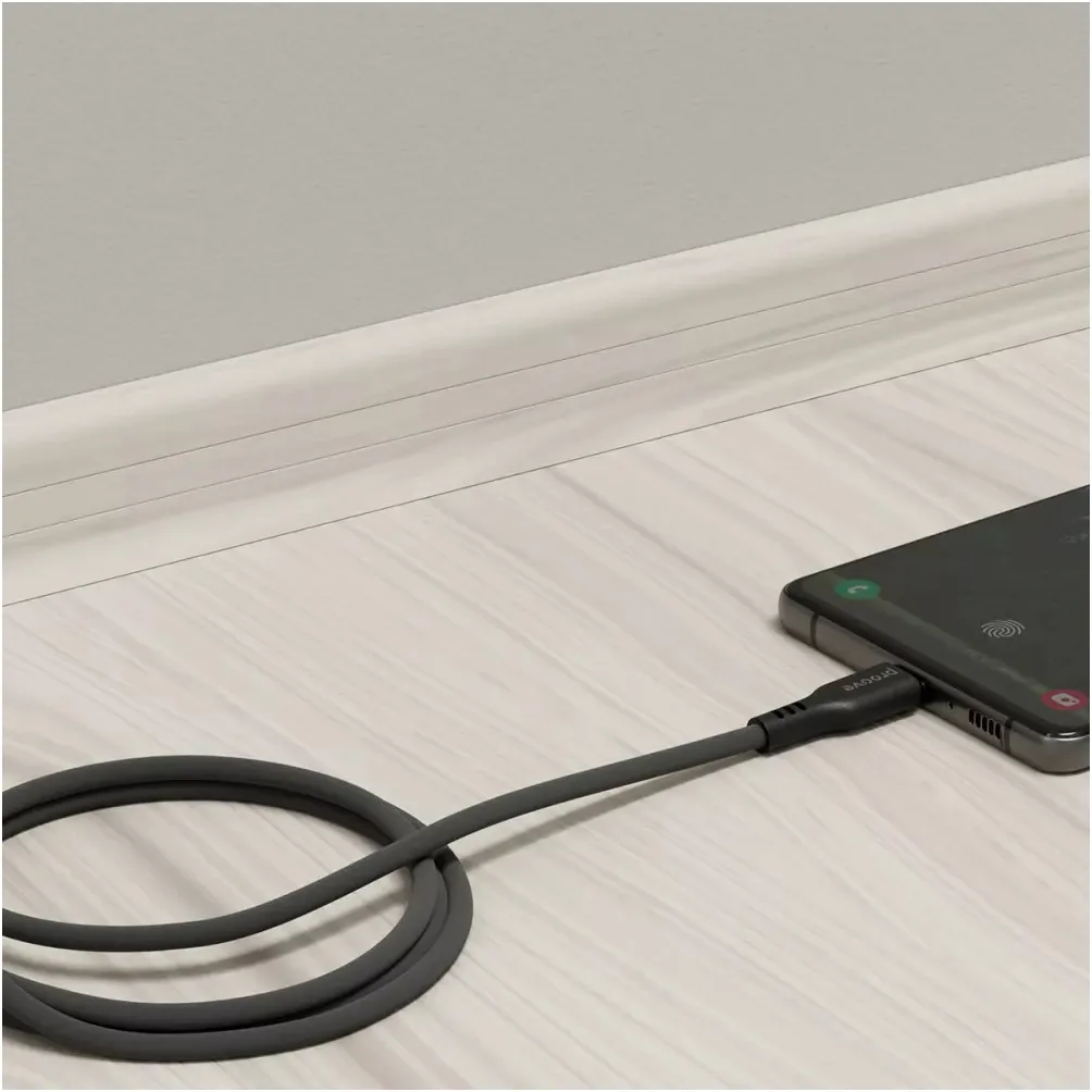 Кабель Proove Rebirth USB-A to USB Type-C 12W 1 м, Black (CCRE60001201) - мініатюра 2