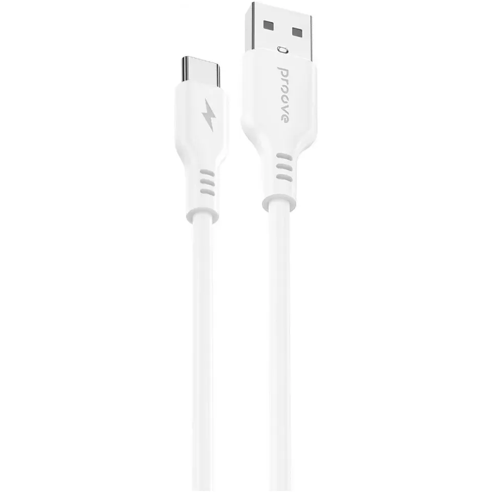 Кабель Proove Rebirth USB-A to USB Type-C 12W 1 м, White (CCRE27001202) - зображення 1
