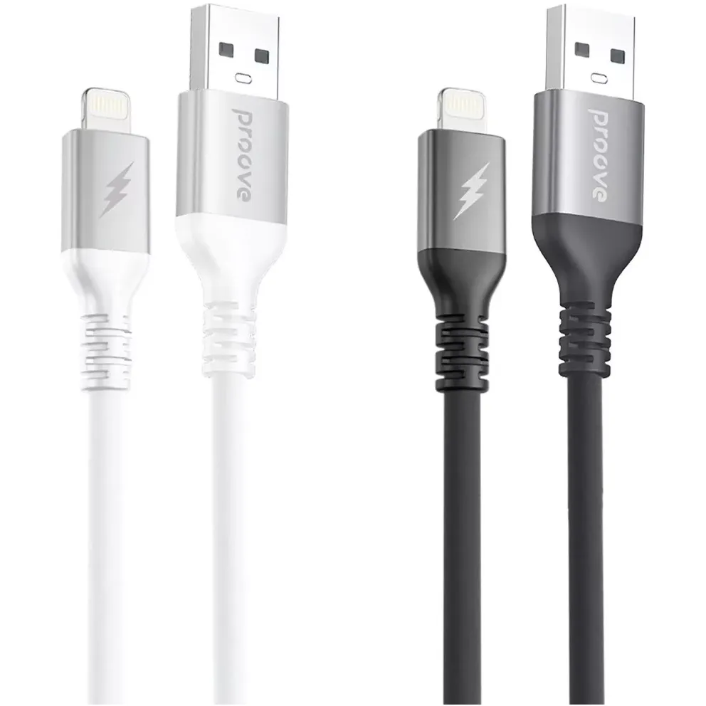 Кабель Proove ReGen Silicone USB-A to Lightning 12W 1 м, White (CCRS15001102) - мініатюра 2