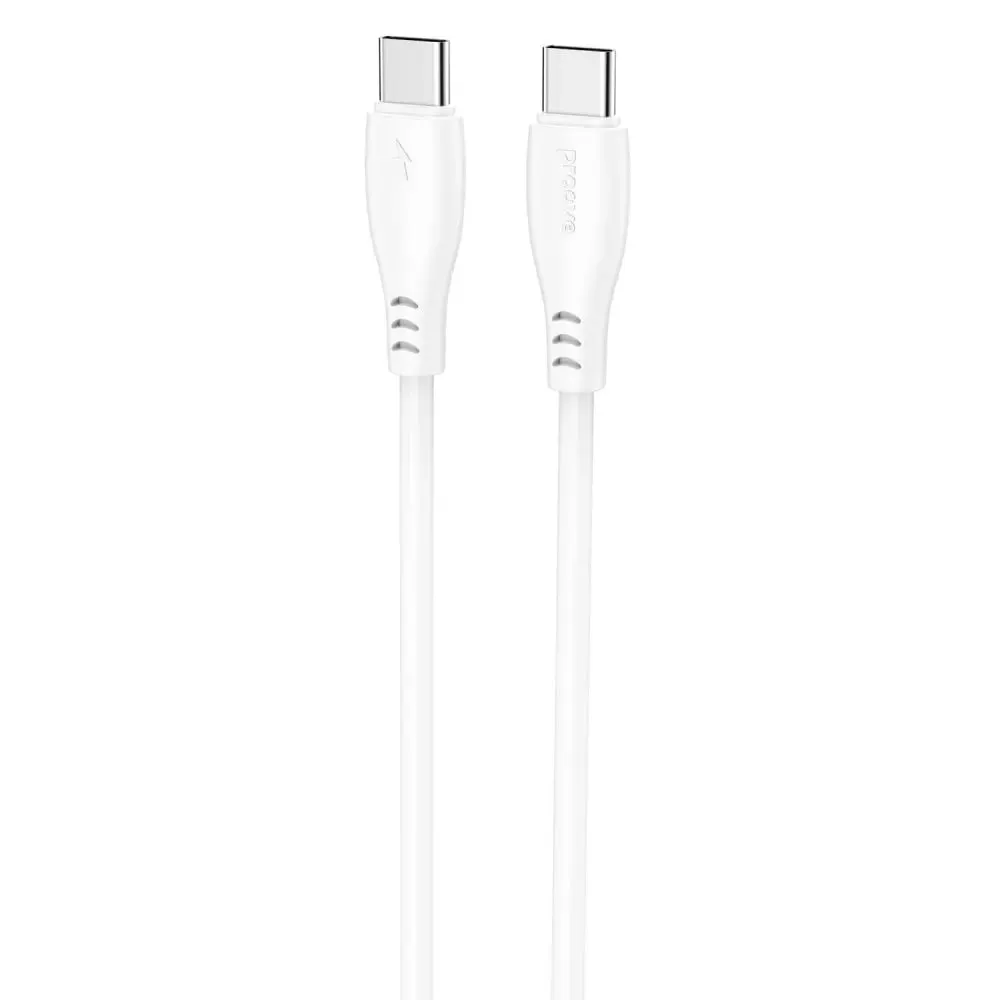 Кабель Proove Simple Silicone USB Type-C - USB Type-C (M/M), 60W, 2 м, White (CCSI60002222) - зображення 1
