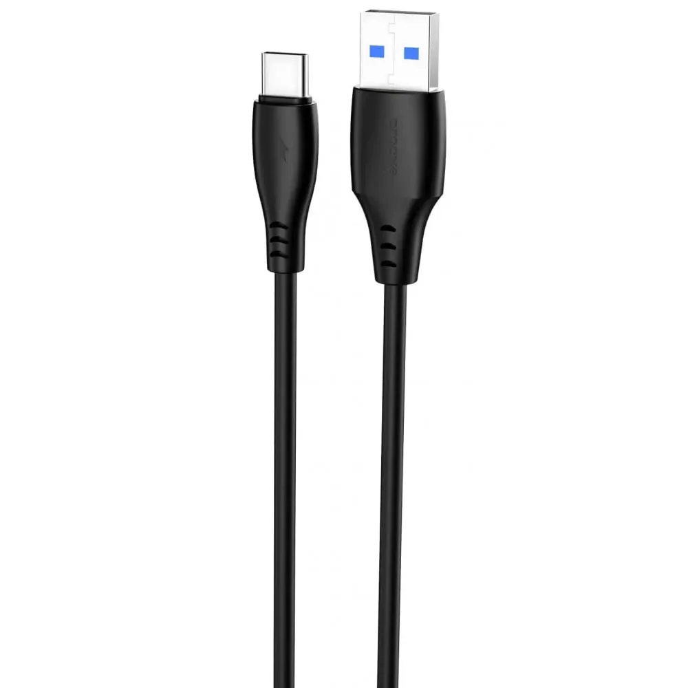Кабель Proove Simple Silicone USB Type-A - USB Type-C (M/M), 2 м, Black (CCSS15001221) - зображення 1