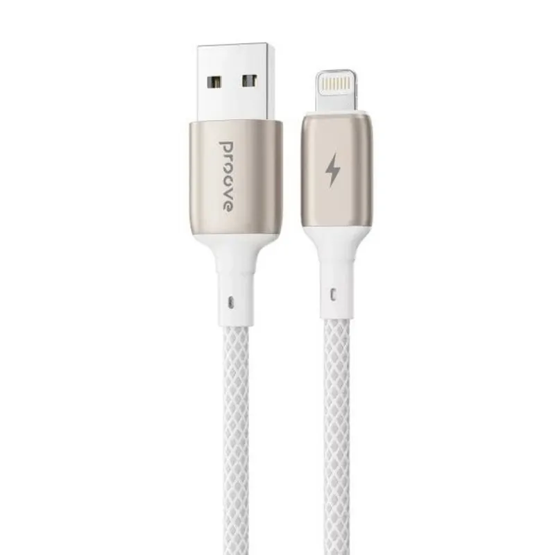Кабель Proove Dense Metal USB - Lightning (M/M), 1 м, White (CCDM20001102) - зображення 1