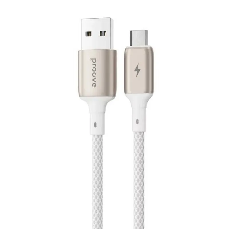 Кабель Proove Dense Metal USB - micro USB (M/M), 1 м, White (CCDM20001302) - зображення 1