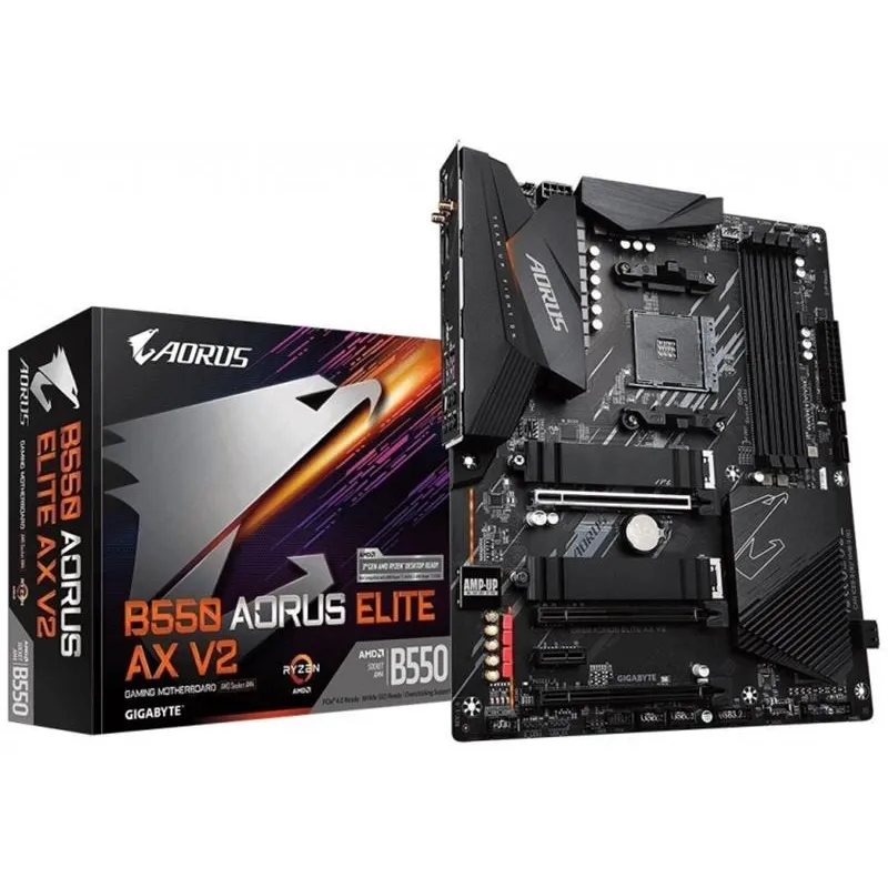 Материнська плата Gigabyte B550 Aorus Elite AX V2 Socket AM4 - мініатюра 5