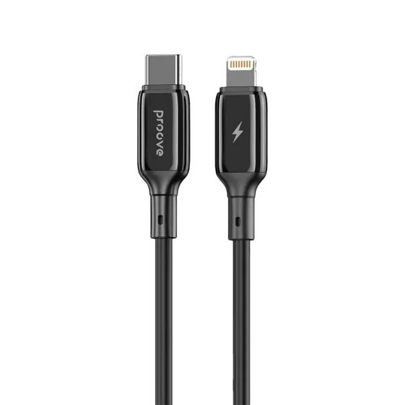 Кабель Proove Flex Metal USB-C - Lightning (M/M), 27W, 1 м, Black (CCFM27002101) - зображення 1