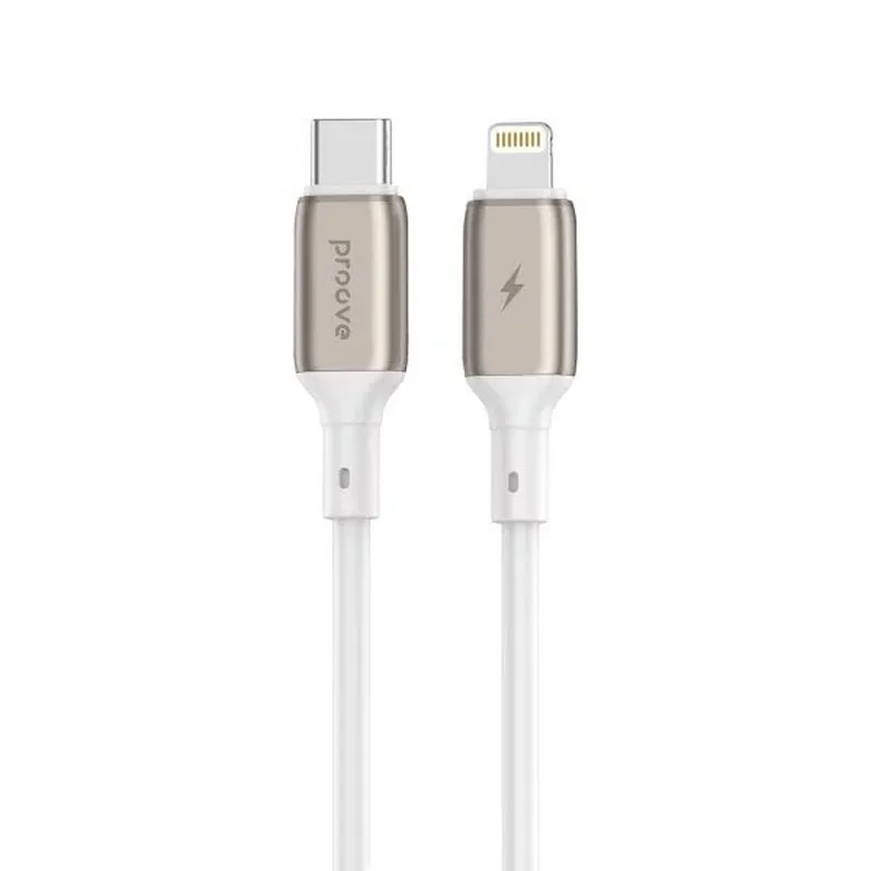 Кабель Proove Flex Metal USB-C - Lightning (M/M), 27W, 1 м, White (CCFM27002102) - зображення 1