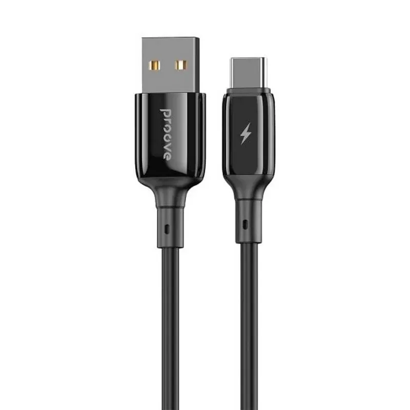 Кабель Proove Flex Metal USB - USB-C (M/M), 1 м, Black (CCFM20001201) - зображення 1