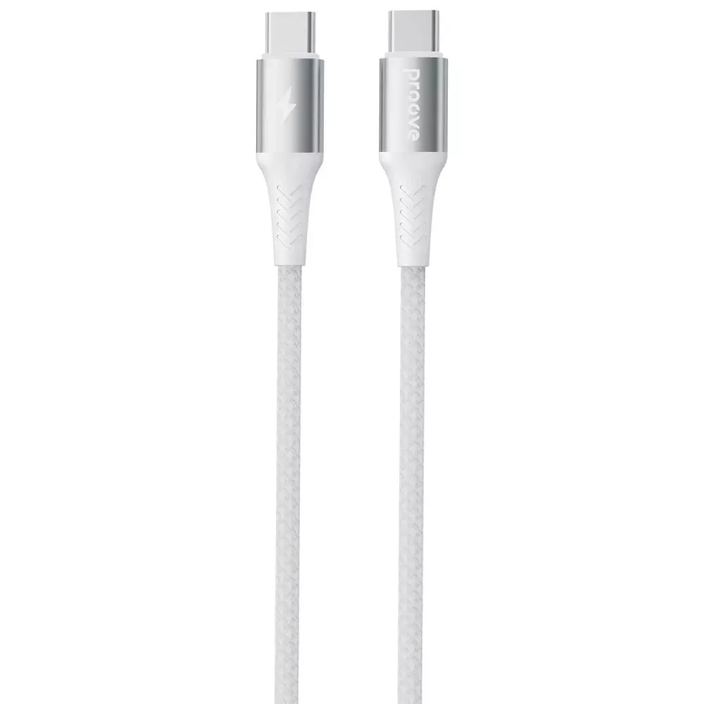 Кабель Proove WireX Pro USB Type-C - USB Type-C (M/M), 100W, 1.5 м, White (CCWX11002202) - зображення 1