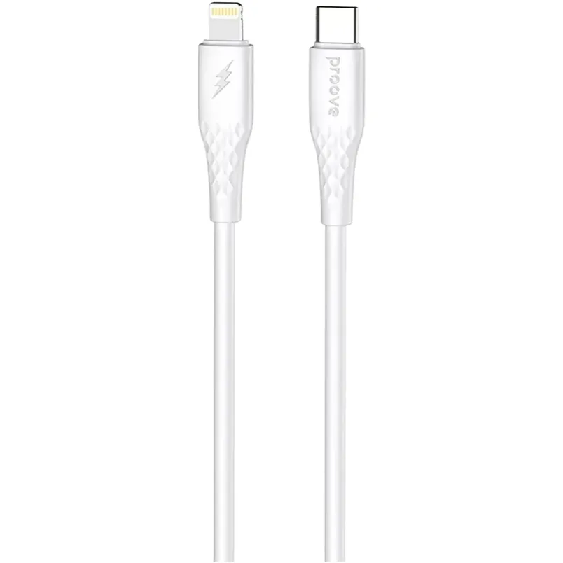 Кабель Proove GridLine USB-C - Lightning (M/M), 27W, 1 м, White (CCGL27002102) - зображення 1