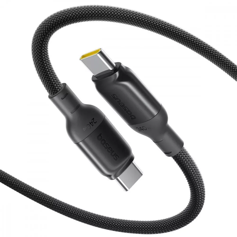 Кабель Baseus PicoGo USB Type-C - USB Type-C (M/M), 240W, 1 м, Black (E0423300) - зображення 1