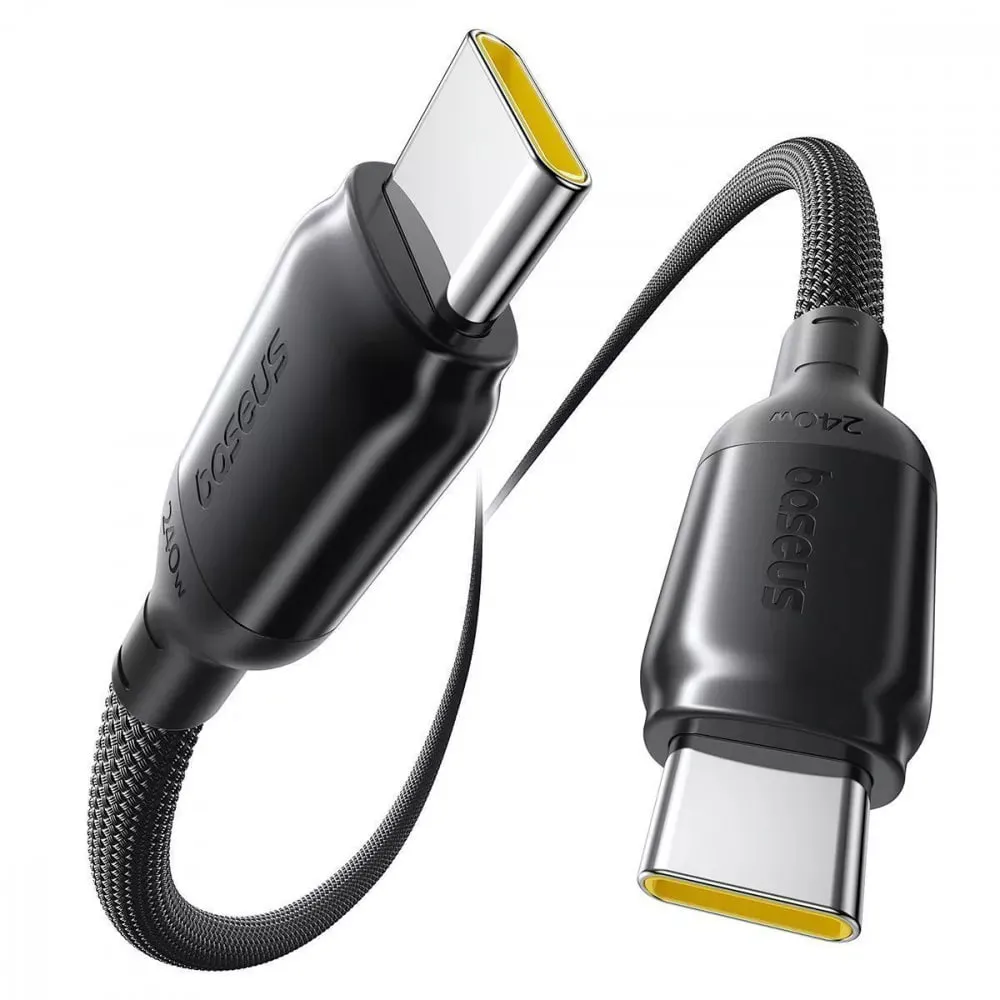 Кабель Baseus PicoGo USB Type-C - USB Type-C (M/M), 240W, 2 м, Black (E0423301) - мініатюра 3